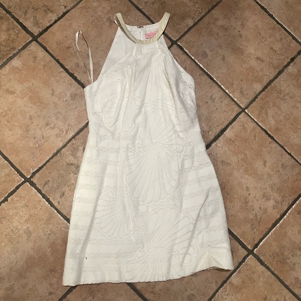 Lilly Pulitzer White Asymmetrical Dress